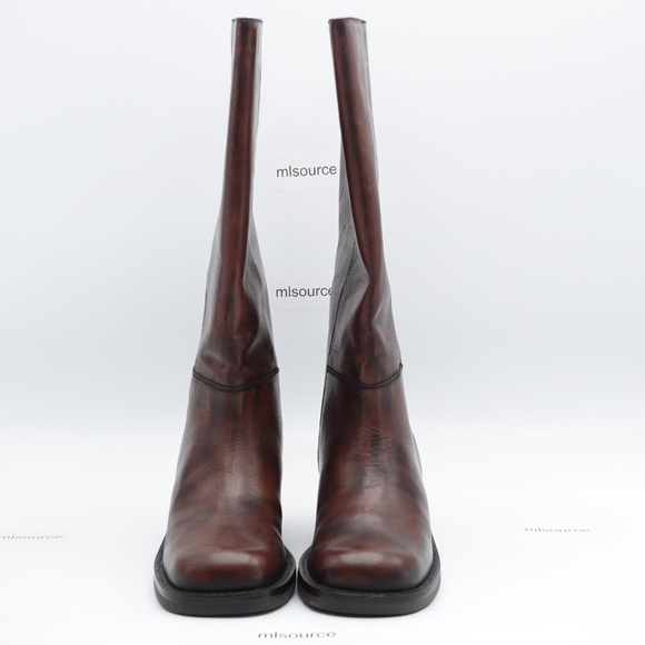 NEW Size 7 Women's Free People Dana Distressed Pull-On Leather Boots - Picture 12 of 16